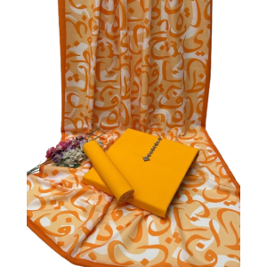 Shah Kamal Fabrics Unstitched Suit For Women 3-Pcs