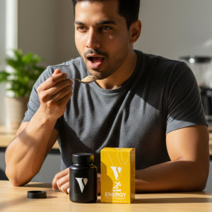 Vcare Natural Energy Boost Powder Eatable - 70gm