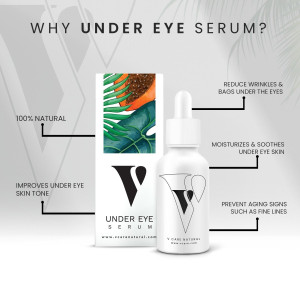 Vcare Natural Under Eye Serum - 30ml