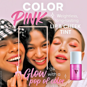 Vcare Natural Lip Cheek Tint Pink - 15ml