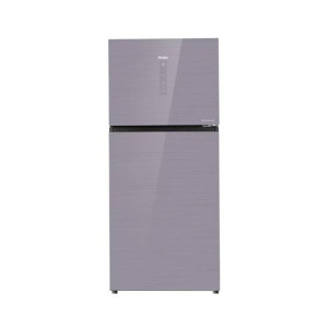 Haier Twin Inverter IOT Freezer-On-Top Refrigerator 18 Cu Ft Silver Grey (HRF-538TIFGU1)