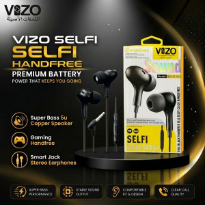 Vizo Selfi Gaming Handsfree - Black