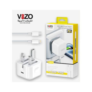 Vizo iCore Pro Premium 3-Pin iPhone Charger with Cable