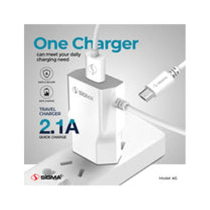 Sigma Travel Charger 4G - Micro White