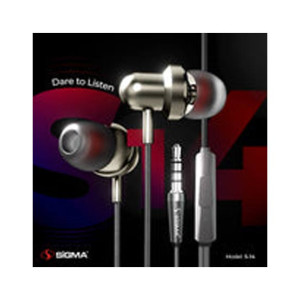 Sigma Quality Stereo Earphones S14 - Grey