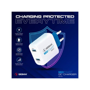 Sigma Neo Power QC2 Charger White