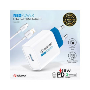 Sigma Neo Power QC1 Charger White