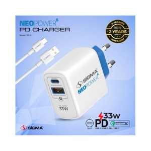 Sigma Neo Power PD3 Charger White