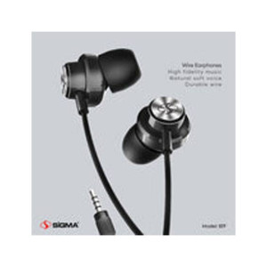 Sigma S17 Earphones - Black