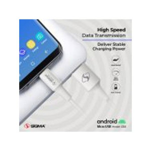 Sigma Data Cable Micro - White (C30)