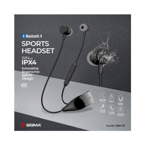 Sigma Elite Class Sport Headset Black - (SBH-1)