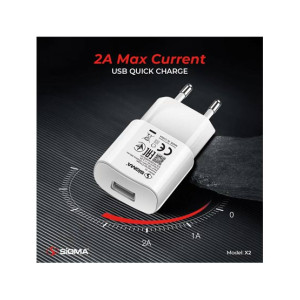 Sigma Home Charger 2.0A Quality X2 Charger