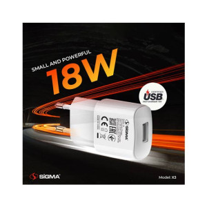 Sigma Home Charger 2.0A Quality X3 Charger