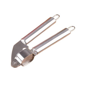Promax Stainless Steel Garlic Ginger Press Silver