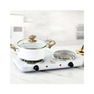 Dual Burner Electric Stove for Home, Office & Kitchen