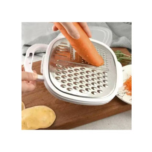 Genshirts 4 In 1 Multi Grater With Case & Plastic Cover