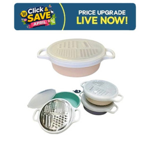 Genshirts 4 In 1 Multi Grater With Case & Plastic Cover