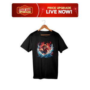 Genteez New Luffy Digital Printed T Shirt For Men