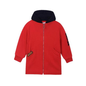 HnH Marketing Fleece Zipper Hoodie For Women Red