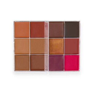 Revolution Everything Base Face Icon Complexion Palette Dark - 5gm