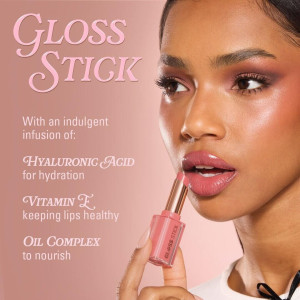 Makeup Revolution Pout Lip Gloss Stick Shimmer Toasted Caramel