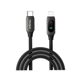 Infinix USB A to Lightning Cable Black (XDL73)