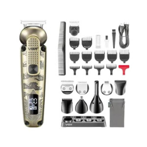VGR 8 in 1 Professional Grooming Kit Gold - (V-103)