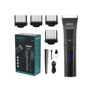 VGR Professional Hair Clipper Trimmer Black - (V-286)