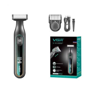 VGR One Blade Waterproof Hair Clipper Black - (V-360)