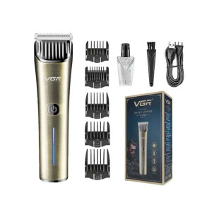 VGR Premium Metal Hair Clipper Grey - (V-669)
