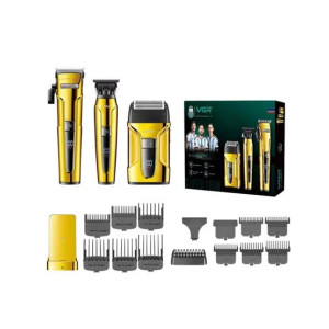 VGR Professional Rechargeable Premium Combo Kit - (V-694)
