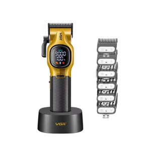 VGR 9000 RPM Premium Hair Clipper Black - (V-886C)
