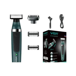VGR One Blade Shaving Hair Trimmer Green - (V-393-2)