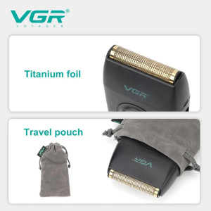VGR Professional Foil Shaver Beard Trimmer (V-396)