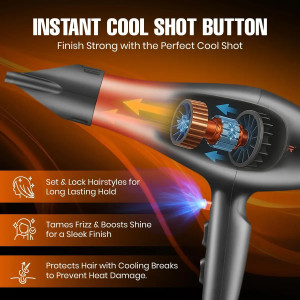 VGR Professional Hair Dryer (V-455)