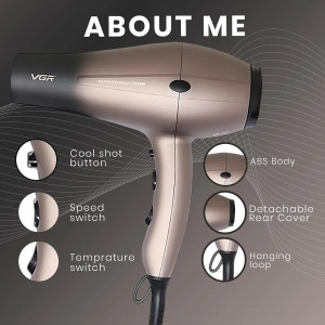 VGR Professional Hair Dryer (V-463)
