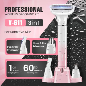 VGR Bikini Trimmer For Women (V-611)