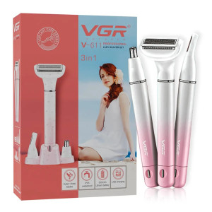 VGR Bikini Trimmer For Women (V-611)