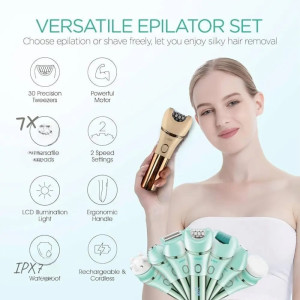 VGR 7-in-1 Electric Lady Epilator Set (V-756)