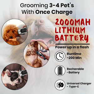 VGR Professional Pet Clipper (V-201)