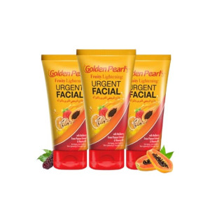 Golden Pearl Fruity Whitening Urgent Facial 75ml - Pack Of 3