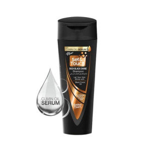 Golden Pearl Set and Touch Rich Black Shine Shampoo 180ml