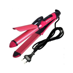 Nova 2 In 1 Hair Curler and Hair Straightener