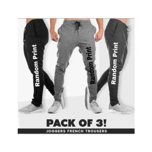 Fashion Flies Fit Quality Trouser For Men - Pack Of 3