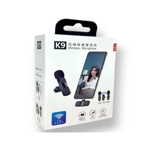 K9 Dual Wireless Microphone Mic
