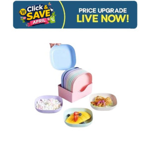 Matrix Plastic Plate with Stand - 10Pcs