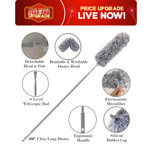 Matrix Foldable Cleaning Grey Duster