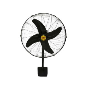 Super Asia AC DC Long Lasting Bracket Fan 24 Mega - Black
