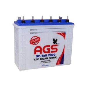 AGS 12V Tubular Battery - (SP-Tall 2000)