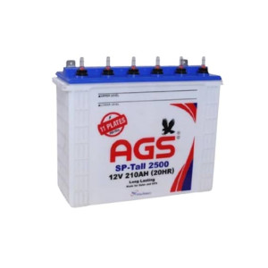 AGS 12V Tubular Battery - (SP-Tall 2500)